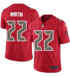 Youth Nike Tampa Bay Buccaneers #22 Doug Martin Limited Red Rush Vapor Untouchable NFL Jersey