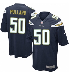 Men's Nike Los Angeles Chargers #50 Hayes Pullard Game Navy Blue Team Color NFL Jersey