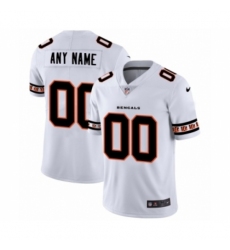 Men's Cincinnati Bengals Customized White Team Logo Cool Edition Jersey