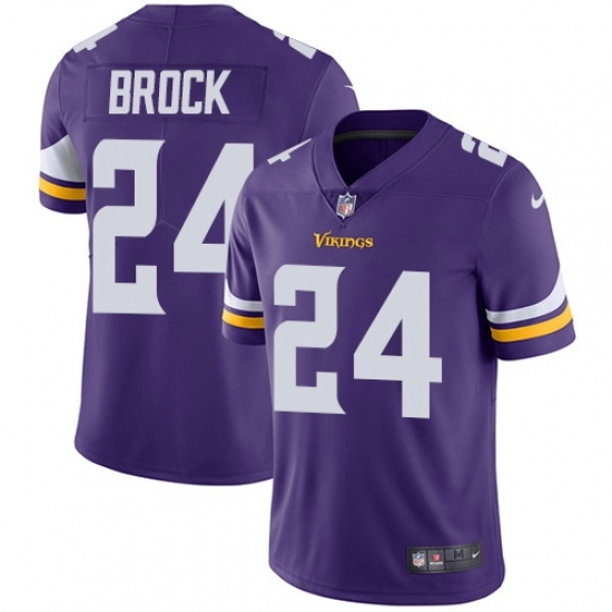 Youth Nike Minnesota Vikings #24 Tramaine Brock Purple Team Color Vapor Untouchable Limited Player NFL Jersey Youth Nike Minnesota Vikings #24 Tramaine Brock Purple Team Color Vapor Untouchable Limited Player NFL Jersey