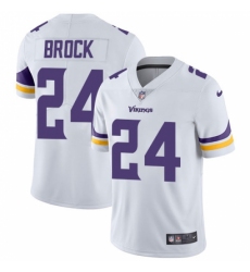 Youth Nike Minnesota Vikings #24 Tramaine Brock White Vapor Untouchable Limited Player NFL Jersey