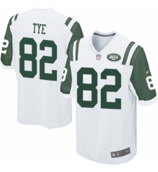 Men's Nike New York Jets #82 Will Tye Game White NFL Jersey