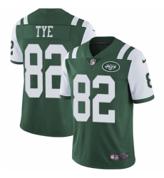 Men's Nike New York Jets #82 Will Tye Green Team Color Vapor Untouchable Limited Player NFL Jersey