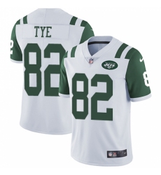 Men's Nike New York Jets #82 Will Tye White Vapor Untouchable Limited Player NFL Jersey