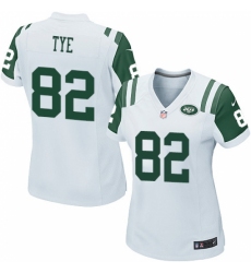 Women's Nike New York Jets #82 Will Tye Game White NFL Jersey