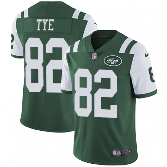 Youth Nike New York Jets #82 Will Tye Green Team Color Vapor Untouchable Elite Player NFL Jersey Youth Nike New York Jets #82 Will Tye Green Team Color Vapor Untouchable Elite Player NFL Jersey