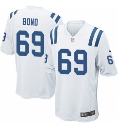 Men's Nike Indianapolis Colts #69 Deyshawn Bond Game White NFL Jersey