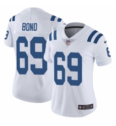 Women's Nike Indianapolis Colts #69 Deyshawn Bond White Vapor Untouchable Limited Player NFL Jersey
