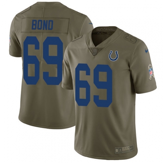 Youth Nike Indianapolis Colts #69 Deyshawn Bond Limited Olive 2017 Salute to Service NFL Jersey Youth Nike Indianapolis Colts #69 Deyshawn Bond Limited Olive 2017 Salute to Service NFL Jersey