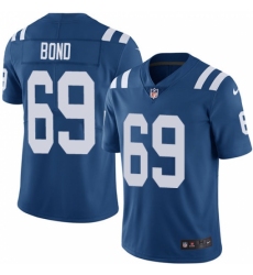 Youth Nike Indianapolis Colts #69 Deyshawn Bond Royal Blue Team Color Vapor Untouchable Elite Player NFL Jersey