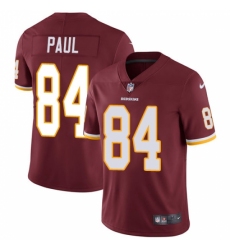Youth Nike Washington Redskins #84 Niles Paul Burgundy Red Team Color Vapor Untouchable Limited Player NFL Jersey