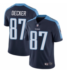 Youth Nike Tennessee Titans #87 Eric Decker Elite Navy Blue Alternate NFL Jersey