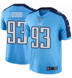 Men's Nike Tennessee Titans #93 Kevin Dodd Limited Light Blue Rush Vapor Untouchable NFL Jersey
