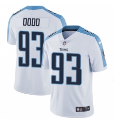 Men's Nike Tennessee Titans #93 Kevin Dodd White Vapor Untouchable Limited Player NFL Jersey