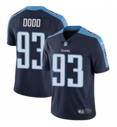 Youth Nike Tennessee Titans #93 Kevin Dodd Navy Blue Alternate Vapor Untouchable Limited Player NFL Jersey