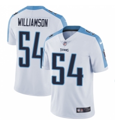 Men's Nike Tennessee Titans #54 Avery Williamson White Vapor Untouchable Limited Player NFL Jersey