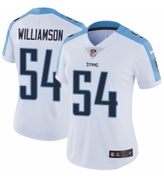 Women's Nike Tennessee Titans #54 Avery Williamson White Vapor Untouchable Limited Player NFL Jersey