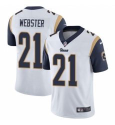 Men's Nike Los Angeles Rams #21 Kayvon Webster White Vapor Untouchable Limited Player NFL Jersey