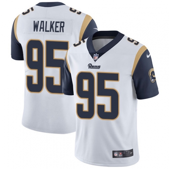 Youth Nike Los Angeles Rams #95 Tyrunn Walker White Vapor Untouchable Limited Player NFL Jersey Youth Nike Los Angeles Rams #95 Tyrunn Walker White Vapor Untouchable Limited Player NFL Jersey