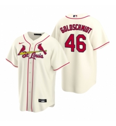 Men's Nike St. Louis Cardinals #46 Paul Goldschmidt Cream Alternate Stitched Baseball Jersey