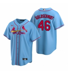 Men's Nike St. Louis Cardinals #46 Paul Goldschmidt Light Blue Alternate Stitched Baseball Jersey
