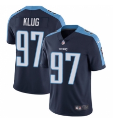 Men's Nike Tennessee Titans #97 Karl Klug Navy Blue Alternate Vapor Untouchable Limited Player NFL Jersey