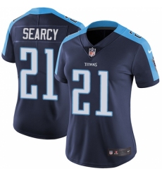 Women's Nike Tennessee Titans #21 Da'Norris Searcy Navy Blue Alternate Vapor Untouchable Limited Player NFL Jersey