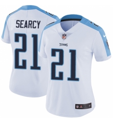 Women's Nike Tennessee Titans #21 Da'Norris Searcy White Vapor Untouchable Limited Player NFL Jersey