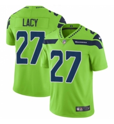 Men's Nike Seattle Seahawks #27 Eddie Lacy Limited Green Rush Vapor Untouchable NFL Jersey