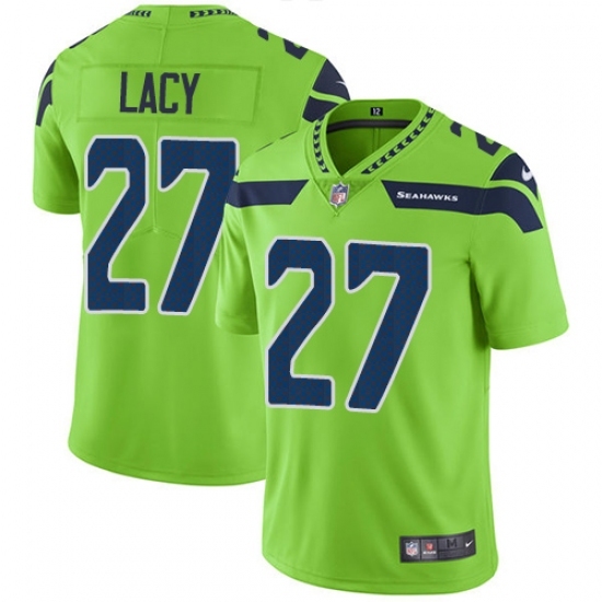 Men's Nike Seattle Seahawks #27 Eddie Lacy Limited Green Rush Vapor Untouchable NFL Jersey Men's Nike Seattle Seahawks #27 Eddie Lacy Limited Green Rush Vapor Untouchable NFL Jersey