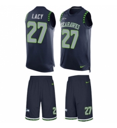 Men's Nike Seattle Seahawks #27 Eddie Lacy Limited Steel Blue Tank Top Suit NFL Jersey Men's Nike Seattle Seahawks #27 Eddie Lacy Limited Steel Blue Tank Top Suit NFL Jersey