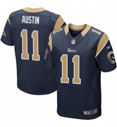 Men's Nike Los Angeles Rams #11 Tavon Austin Navy Blue Team Color Vapor Untouchable Elite Player NFL Jersey