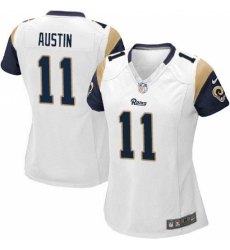 Women's Nike Los Angeles Rams #11 Tavon Austin Game White NFL Jersey