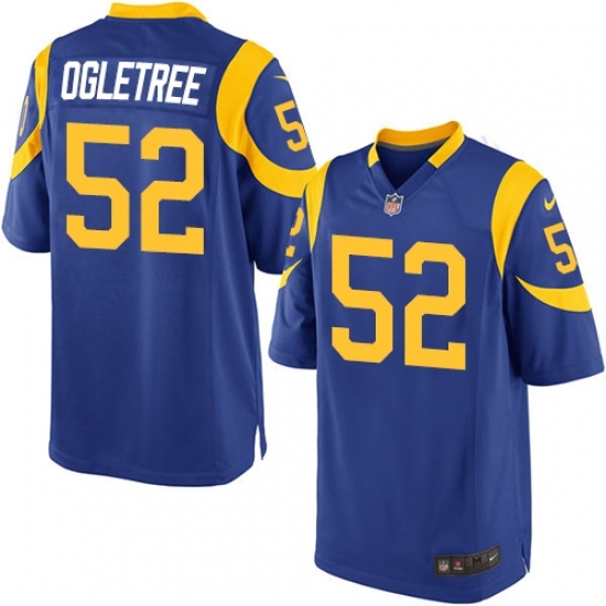 Men's Nike Los Angeles Rams #52 Alec Ogletree Game Royal Blue Alternate NFL Jersey Men's Nike Los Angeles Rams #52 Alec Ogletree Game Royal Blue Alternate NFL Jersey