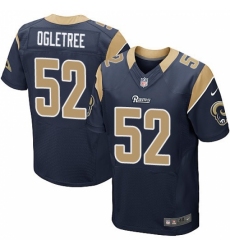 Men's Nike Los Angeles Rams #52 Alec Ogletree Navy Blue Team Color Vapor Untouchable Elite Player NFL Jersey