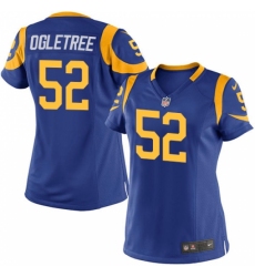 Women's Nike Los Angeles Rams #52 Alec Ogletree Game Royal Blue Alternate NFL Jersey