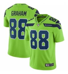 Men's Nike Seattle Seahawks #88 Jimmy Graham Limited Green Rush Vapor Untouchable NFL Jersey