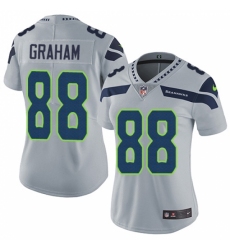 Women's Nike Seattle Seahawks #88 Jimmy Graham Grey Alternate Vapor Untouchable Limited Player NFL Jersey