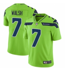 Men's Nike Seattle Seahawks #7 Blair Walsh Limited Green Rush Vapor Untouchable NFL Jersey