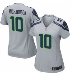 Women's Nike Seattle Seahawks #10 Paul Richardson Game Grey Alternate NFL Jersey