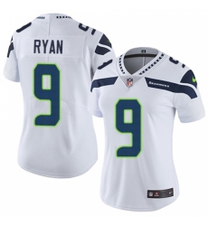 Women's Nike Seattle Seahawks #9 Jon Ryan White Vapor Untouchable Limited Player NFL Jersey