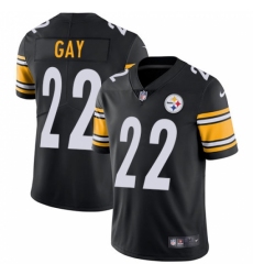 Youth Nike Pittsburgh Steelers #22 William Gay Black Team Color Vapor Untouchable Limited Player NFL Jersey