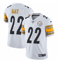Youth Nike Pittsburgh Steelers #22 William Gay White Vapor Untouchable Limited Player NFL Jersey
