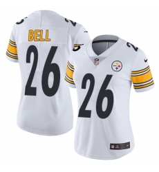 Women's Nike Pittsburgh Steelers #26 Le'Veon Bell White Vapor Untouchable Limited Player NFL Jersey
