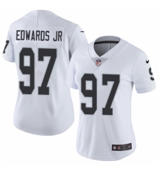 Women's Nike Oakland Raiders #97 Mario Edwards Jr White Vapor Untouchable Limited Player NFL Jersey