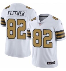 Youth Nike New Orleans Saints #82 Coby Fleener Limited White Rush Vapor Untouchable NFL Jersey
