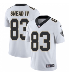 Men's Nike New Orleans Saints #83 Willie Snead White Vapor Untouchable Limited Player NFL Jersey