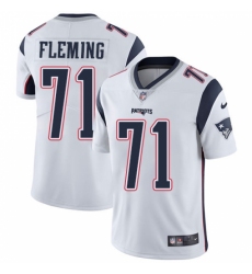 Men's Nike New England Patriots #71 Cameron Fleming White Vapor Untouchable Limited Player NFL Jersey