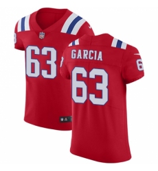 Men's Nike New England Patriots #63 Antonio Garcia Red Alternate Vapor Untouchable Elite Player NFL Jersey
