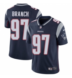 Youth Nike New England Patriots #97 Alan Branch Navy Blue Team Color Vapor Untouchable Limited Player NFL Jersey